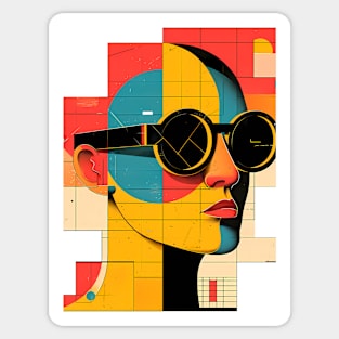 Bauhaus Girl Sticker